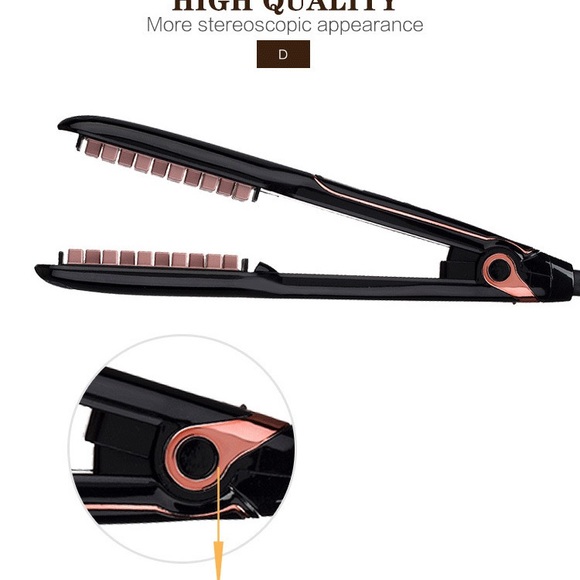 COPY - 2-in-1 Hair Volumizing Iron Hair Straightener Ceramic Crimper Corrugated… - Picture 7 of 10